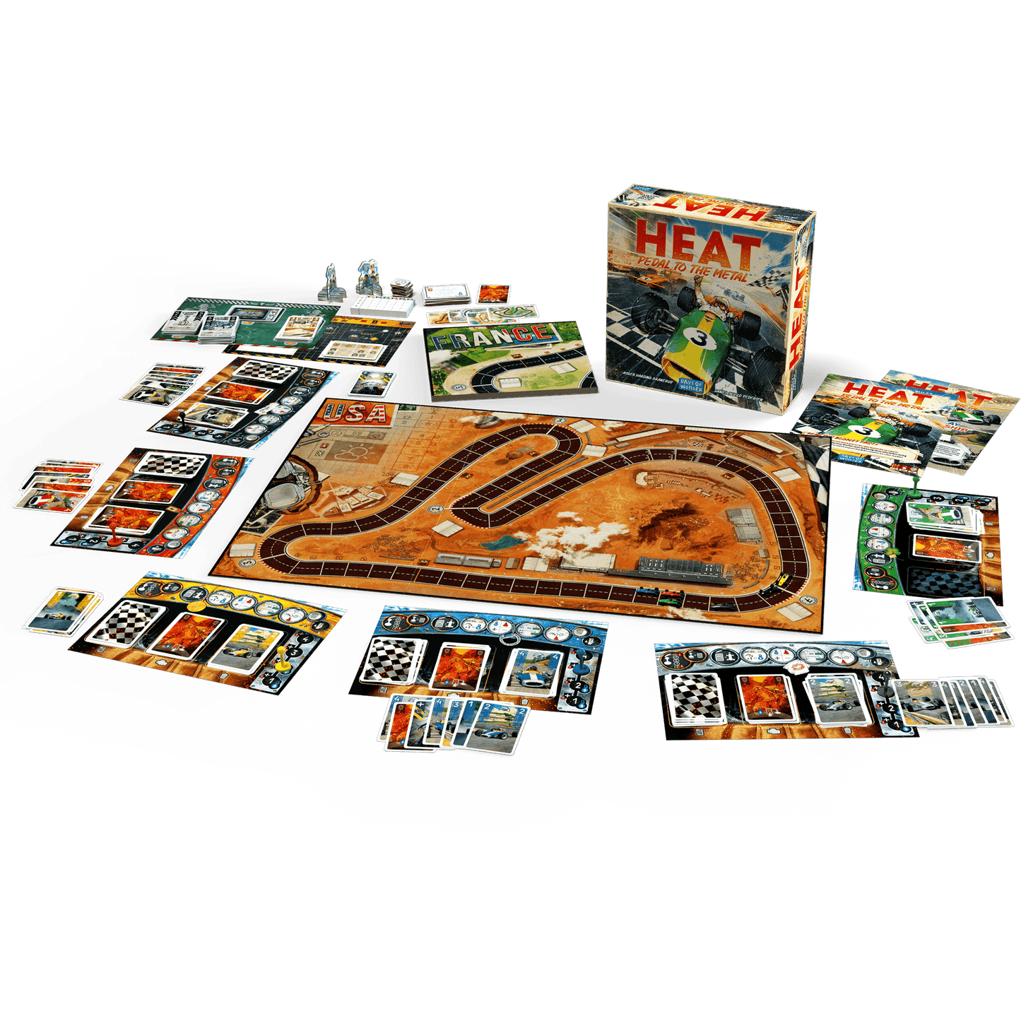 Heat: Pedal to the Metal - EasyMeeple