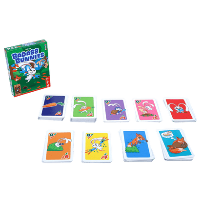 Badass Bunnies game components