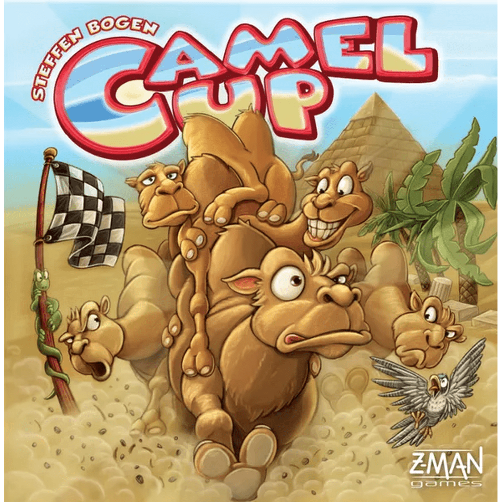Camel Up, First Edition board game front cover