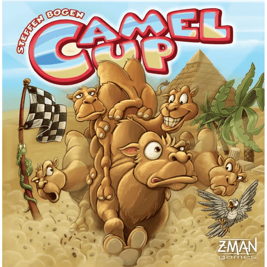 Camel Up, First Edition board game front cover