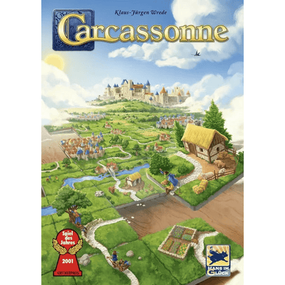 Carcassonne board game box front cover