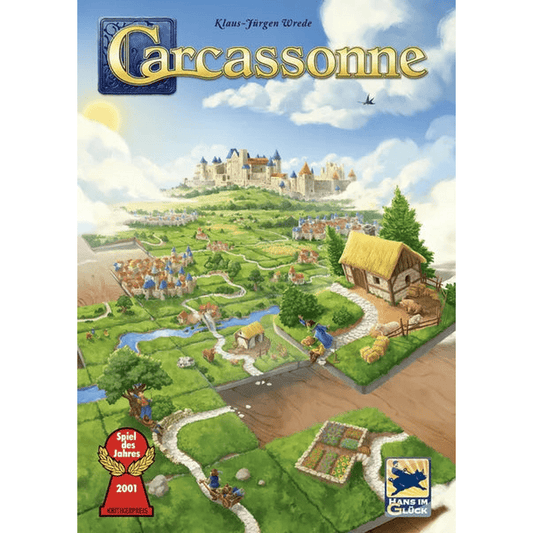 Carcassonne board game box front cover