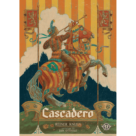 Cascadero board game box front cover