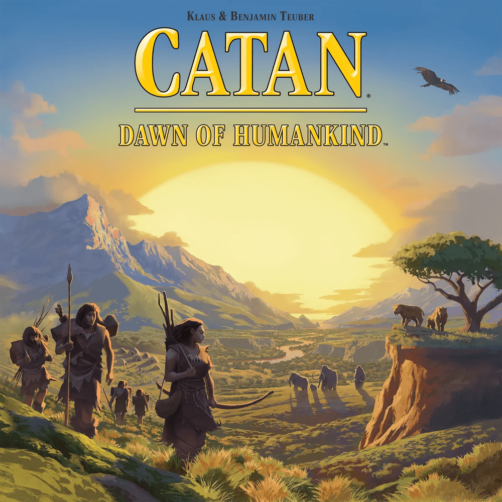 CATAN: Dawn of Humankind board game front cover
