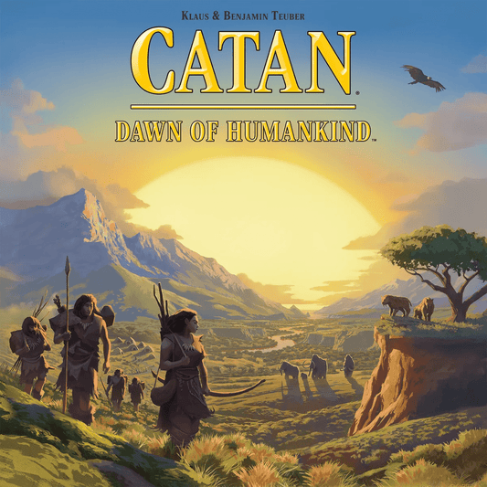 CATAN: Dawn of Humankind board game front cover