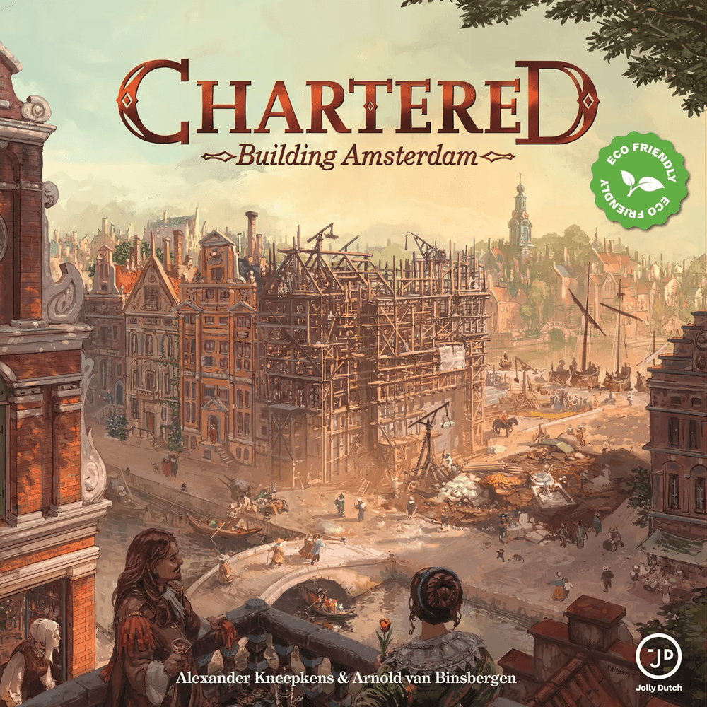 Chartered: Building Amsterdam board game front cover