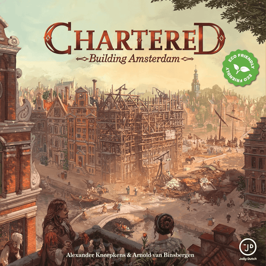 Chartered: Building Amsterdam board game front cover