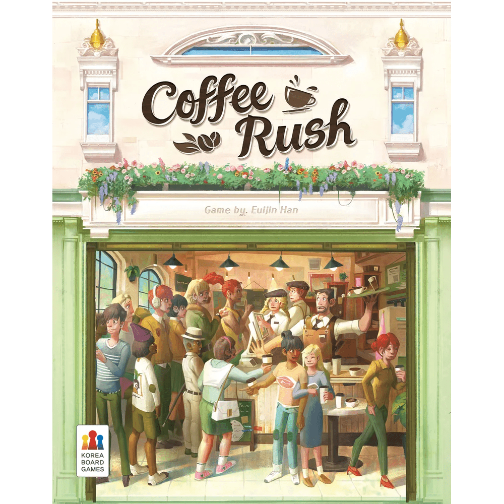Coffee Rush board game front cover