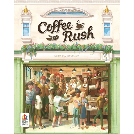 Coffee Rush board game front cover