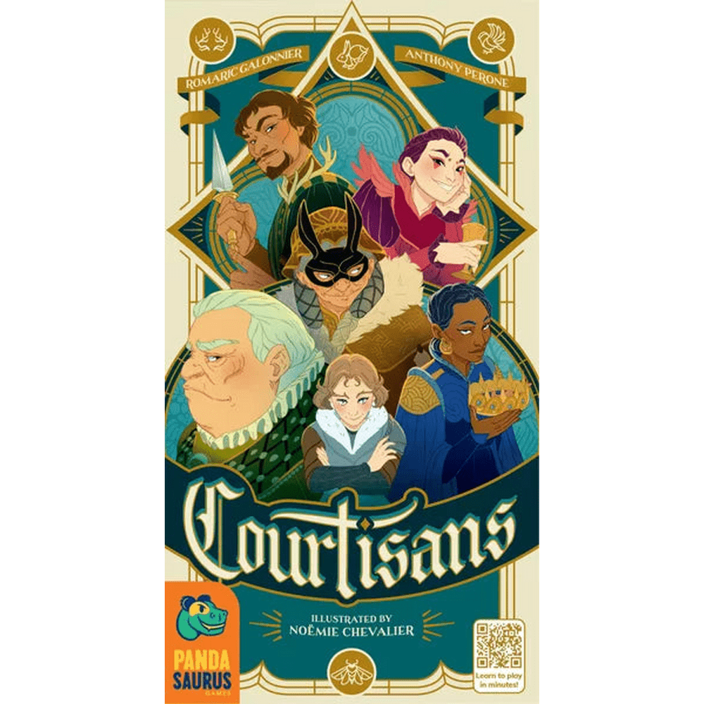 Courtisans board game box front cover
