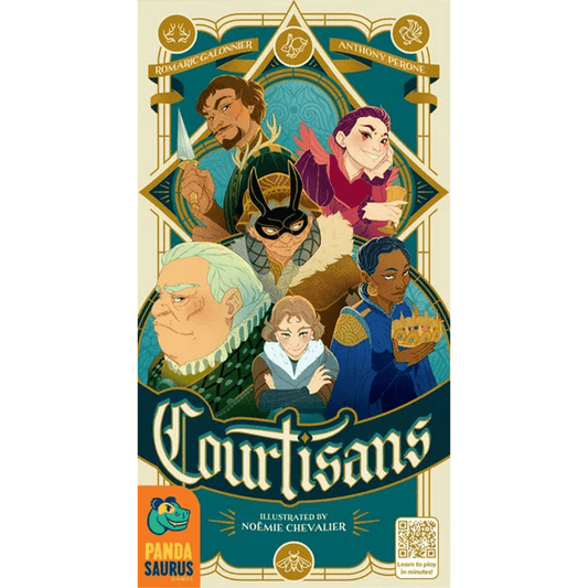 Courtisans board game box front cover