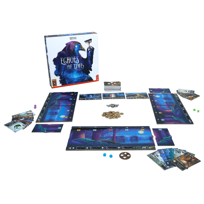 Echoes of Time board game set up for play