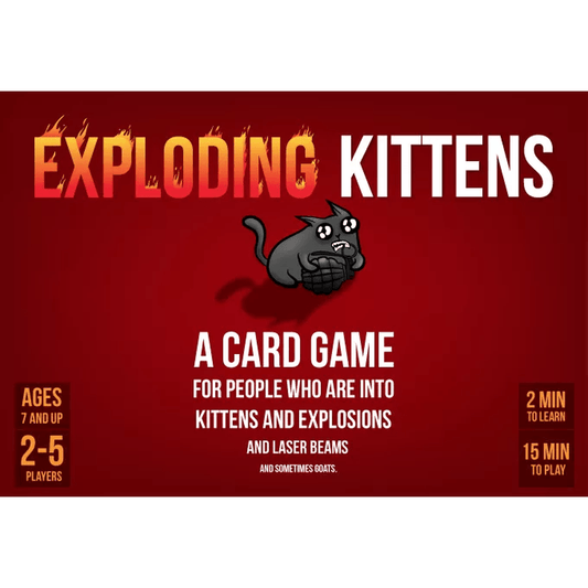 Exploding Kittens board game front cover