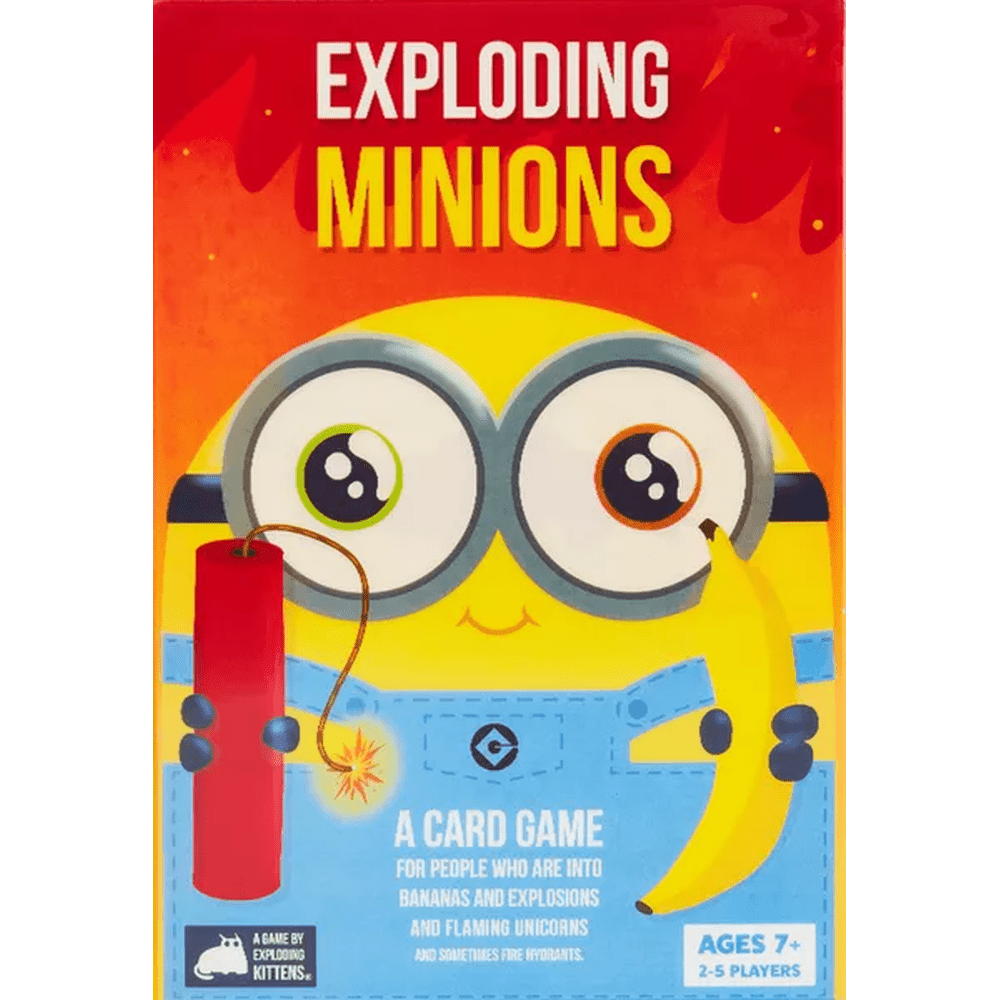 Exploding Minions board game front cover