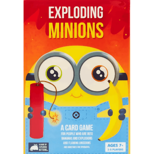 Exploding Minions board game front cover