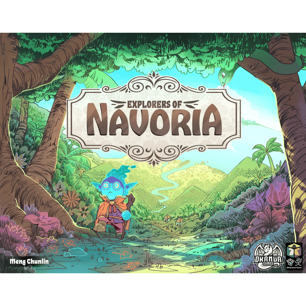 Explorers of Navoria board game box front cover