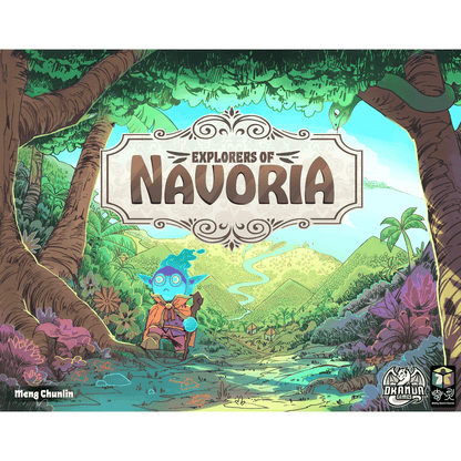 Explorers of Navoria board game box front cover