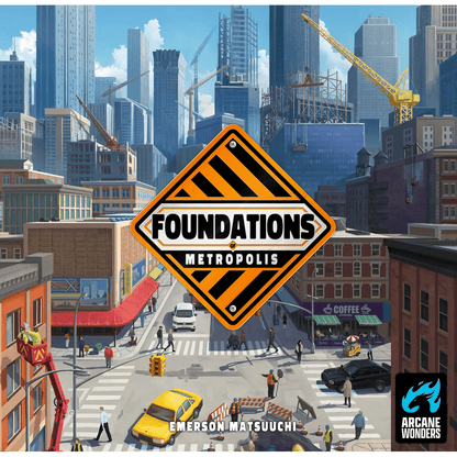 Foundations of Metropolis board game front cover