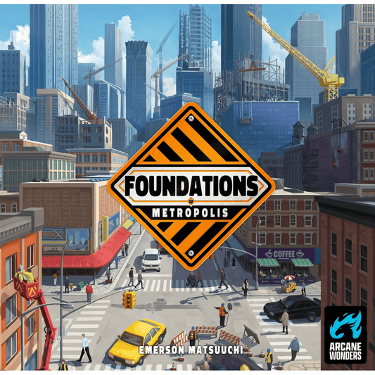 Foundations of Metropolis board game front cover