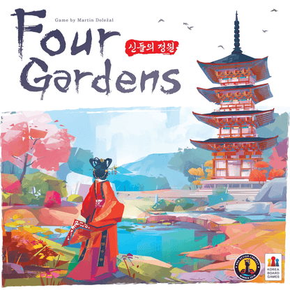 Four Gardens board game front cover