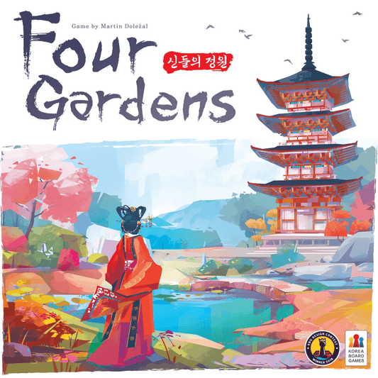 Four Gardens board game front cover