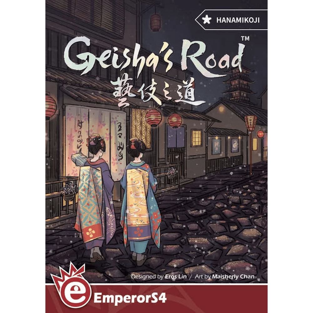 Hanamikoji: Geisha's Road board game box front cover