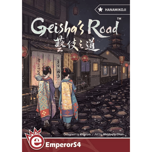 Hanamikoji: Geisha's Road board game box front cover