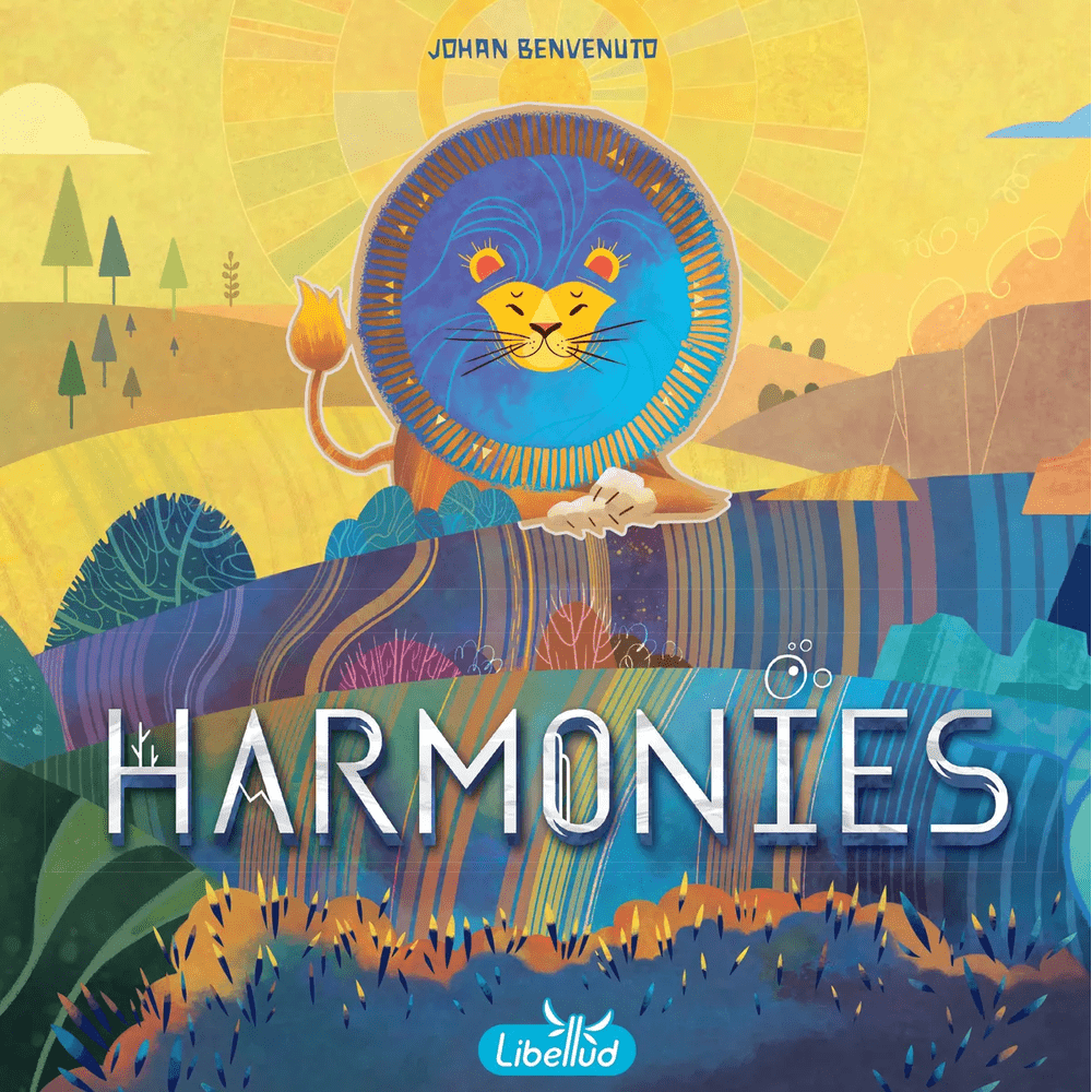 Harmonies board game front cover