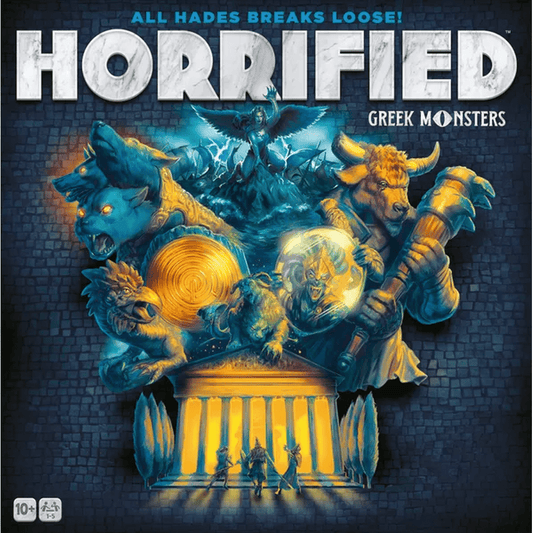 Horrified: Greek Monsters board game front cover