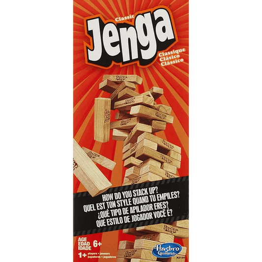 Jenga board game front cover