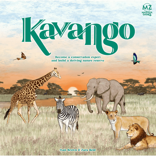 Kavango board game box front cover