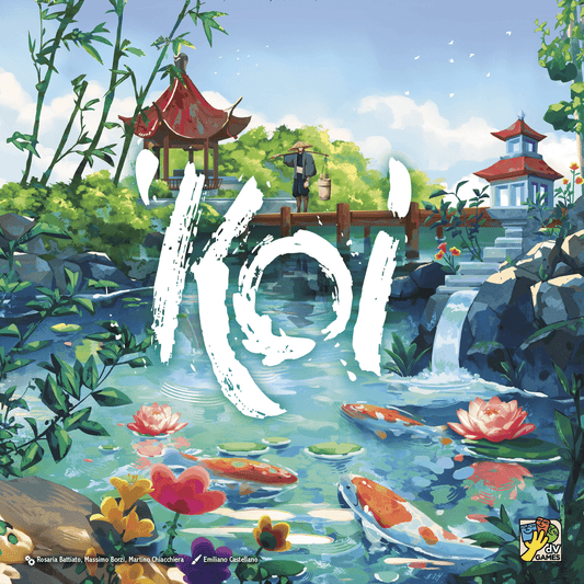 Koi board game flat 2D front cover