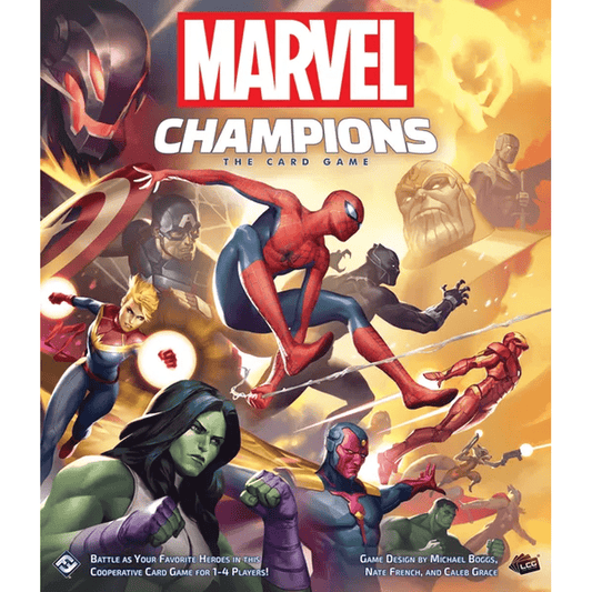 Marvel Champions: The Card Game board game front cover
