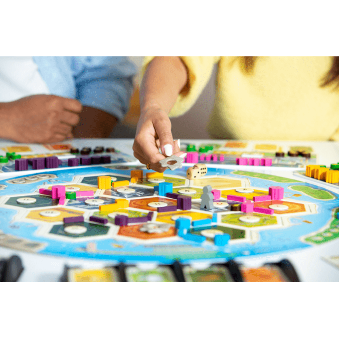 Catan: New Energies board game set up for play