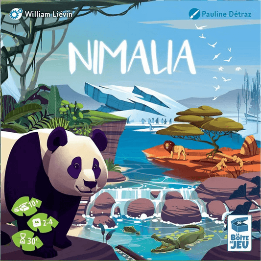 Nimalia board game box front cover
