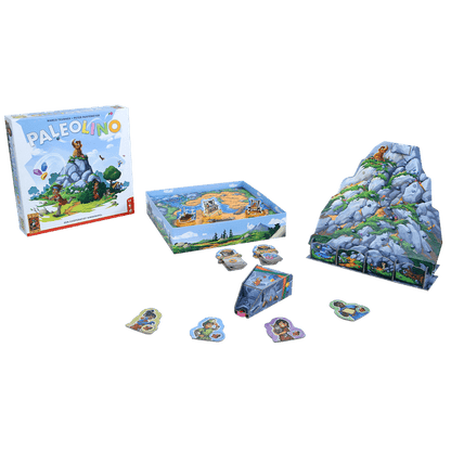 Paleolino board game set up for play