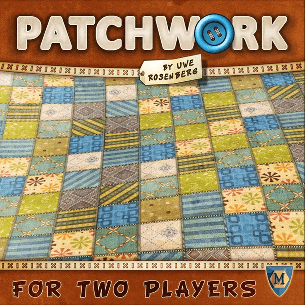 Patchwork board game front cover