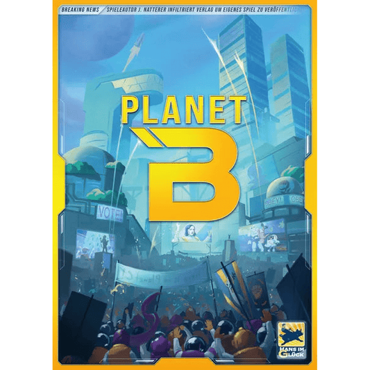 Planet B board game box front cover