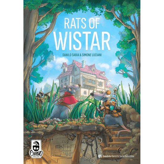 Rats of Wistar board game box front cover