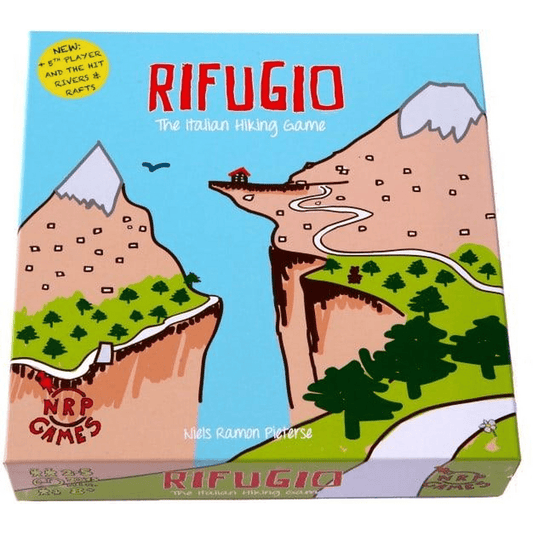 Rifugio board game box front cover