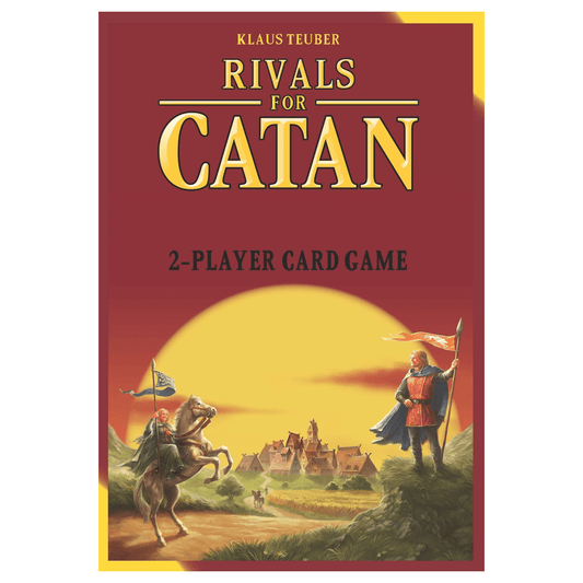 Rivals for Catan complete flat front cover centred on a square white background