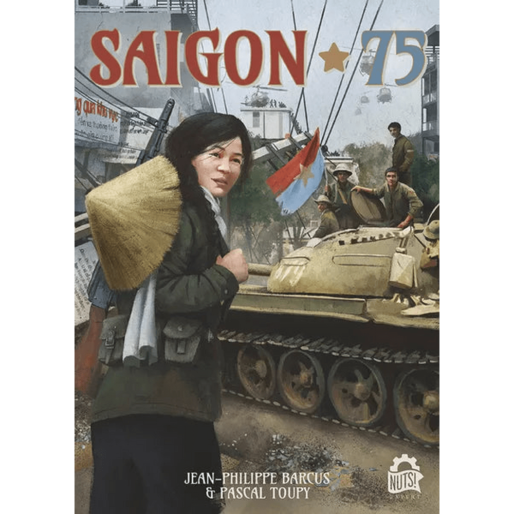 Saigon 75 board game box front cover