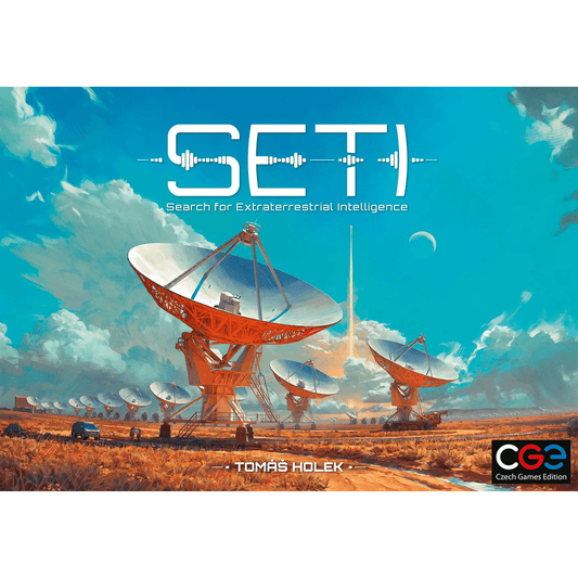 SETI: Search for Extraterrestrial Intelligence board game front cover