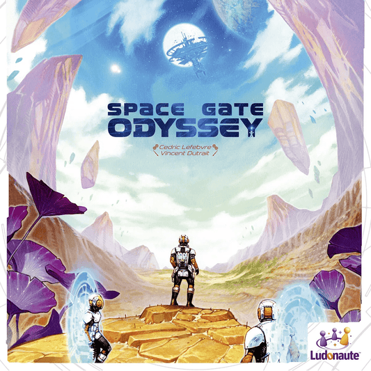Space Gate Odyssey board game front cover