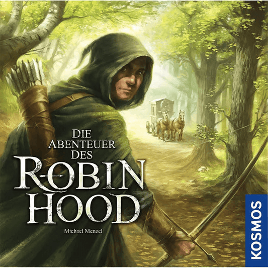 The Adventures of Robin Hood board game box front cover