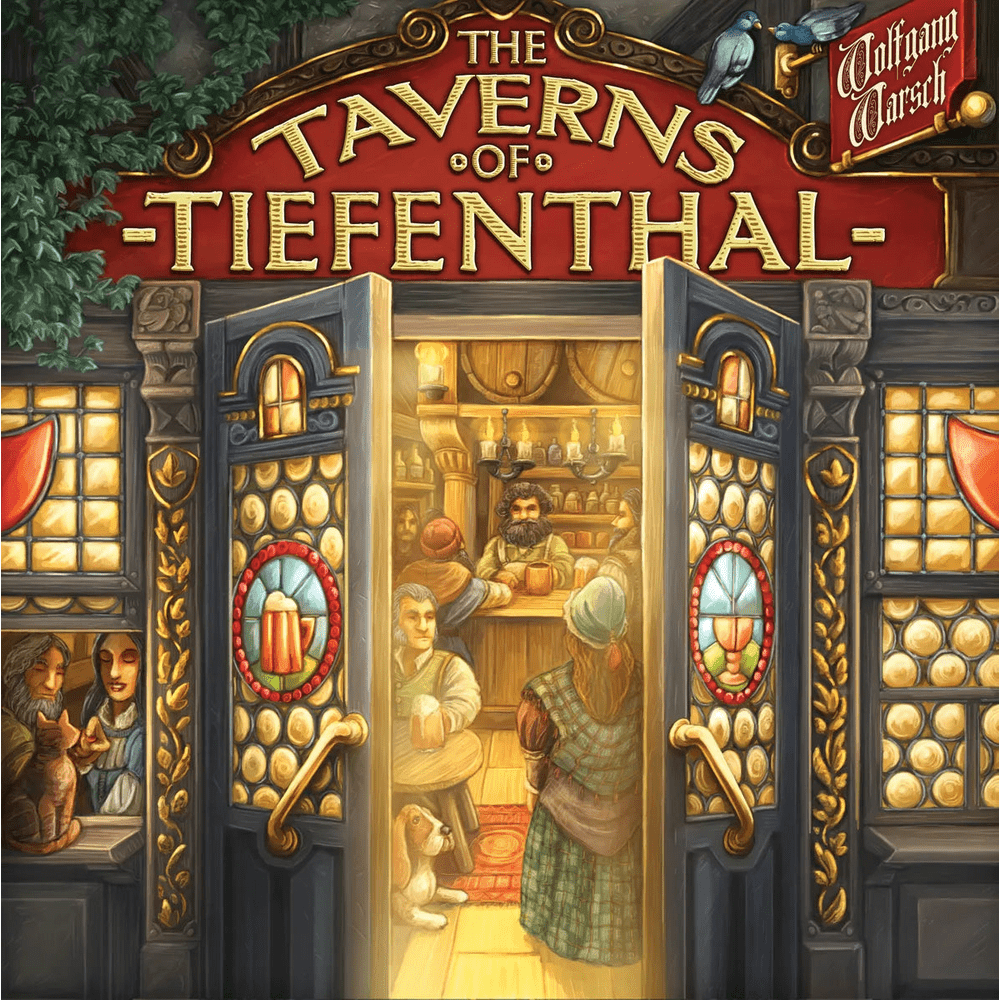 The Taverns of Tiefenthal board game box front cover