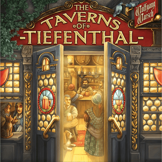 The Taverns of Tiefenthal board game box front cover