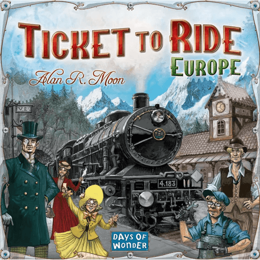 Ticket to Ride: Europe board game front cover