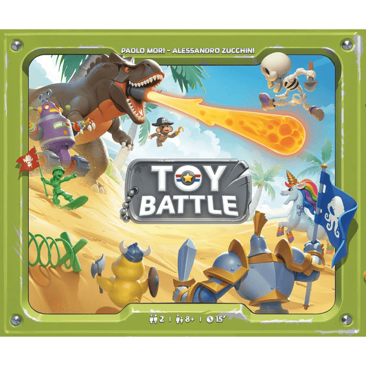 Toy Battle board game box front cover