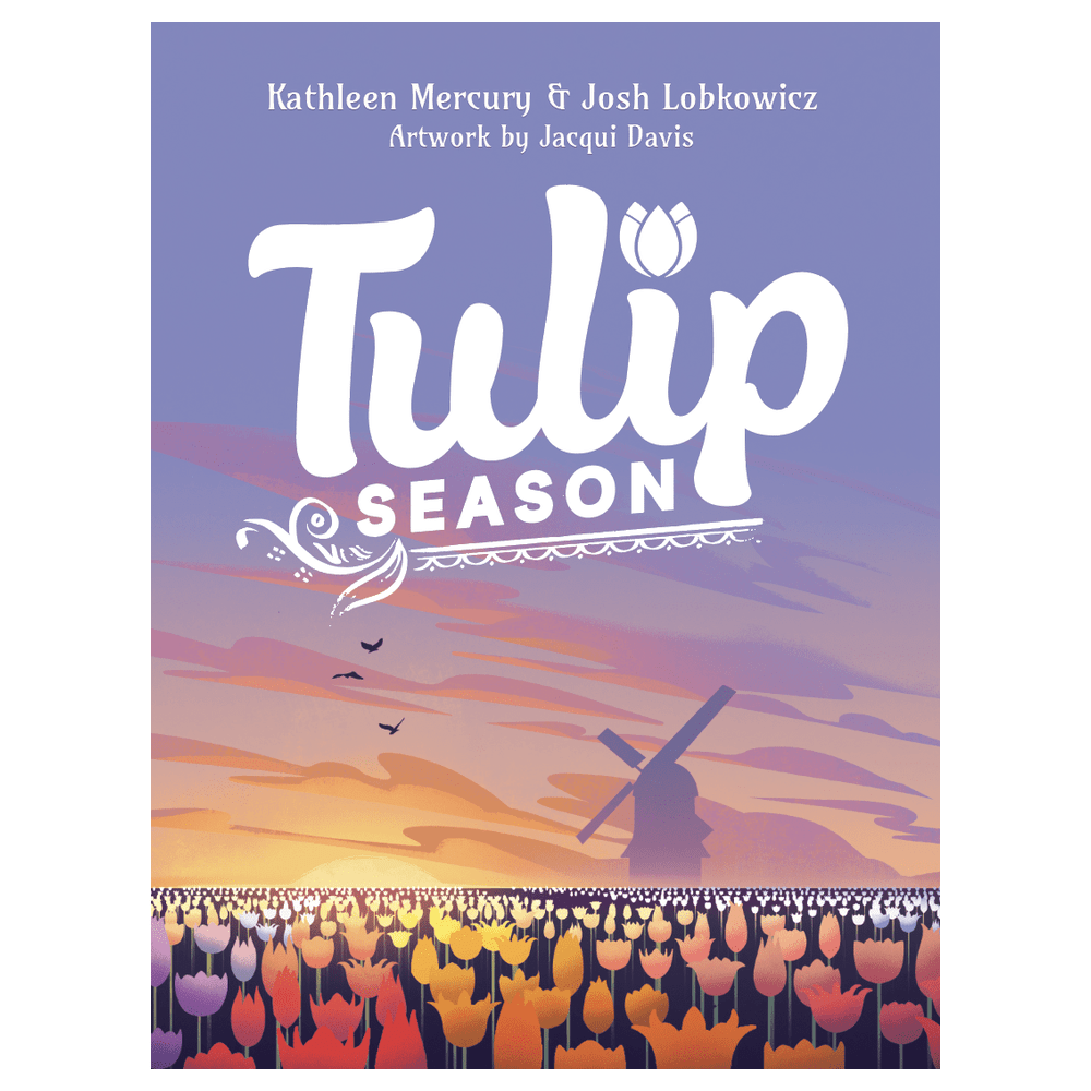 Tulip Season complete 2D front cover centred on a square white background